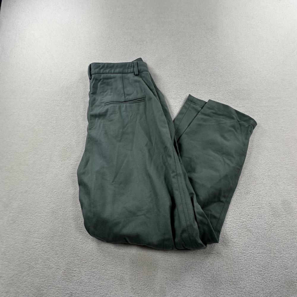 COS Pants Mens 30 Green Wool Cashmere Pleated Dress Trousers Made In Romania